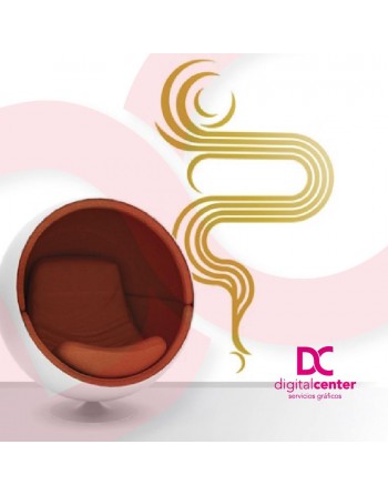 Vinilo decorativo Serpiente espiral