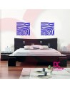Vinilo decorativo Cabecero Cebra 03