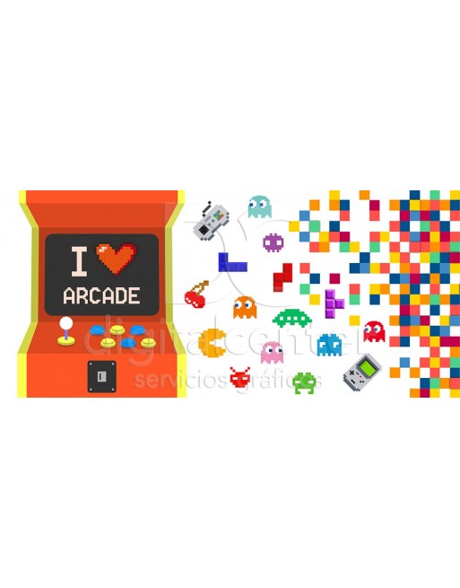 Taza I love Arcade