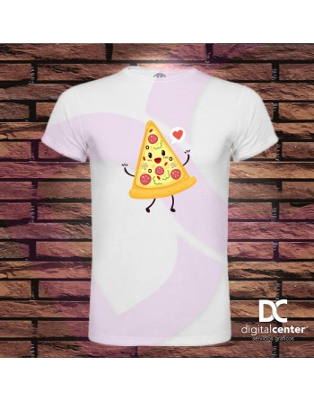 Camiseta hombre Pizza  Time
