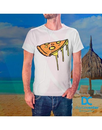 Camiseta Impresión Directa Pizza