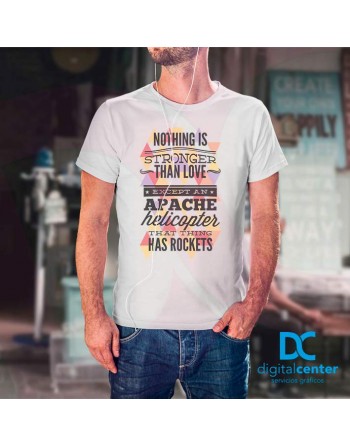 Camiseta Impresión Directa Helicopter