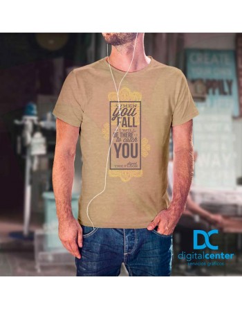 Camiseta Impresión Directa you fall