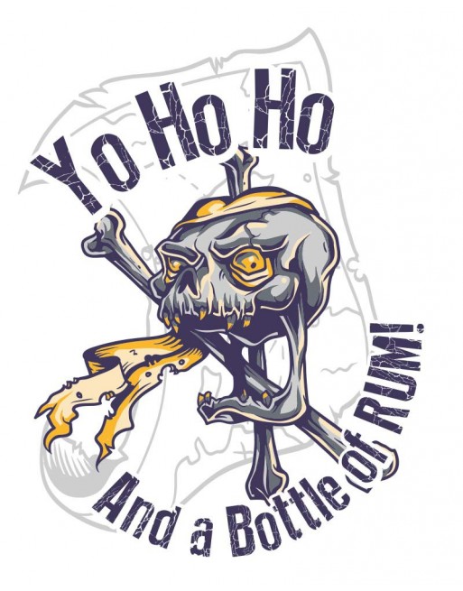 Camiseta Impresión Directa Yo Ho Ho