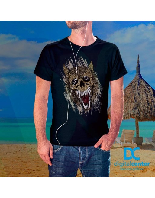 Camiseta Impresión Directa Wolf
