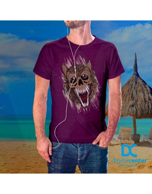 Camiseta Impresión Directa Wolf