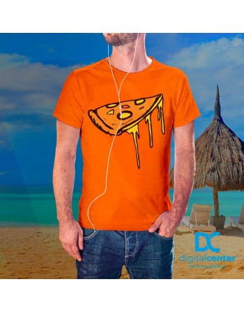 Camiseta Impresión Directa Pizza