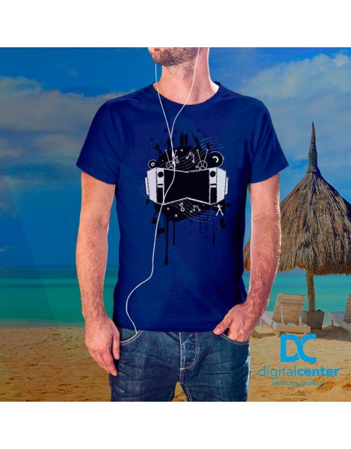 Camiseta Impresión Directa Music