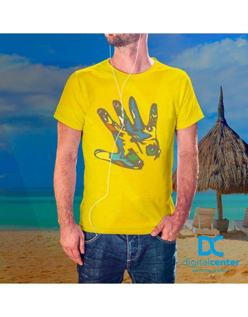 Camiseta Impresión Directa Hand Print