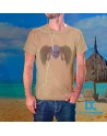 Camiseta Impresión Directa Cráneo