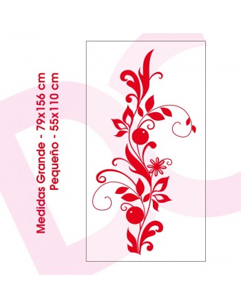 Vinilo decorativo Formas y Flores