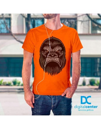 Camiseta Impresión Directa Gorila