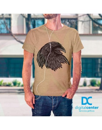 Camiseta Impresión Directa Raven