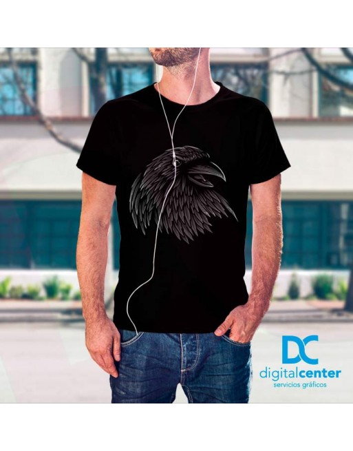 Camiseta Impresión Directa Raven
