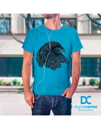 Camiseta Impresión Directa Raven