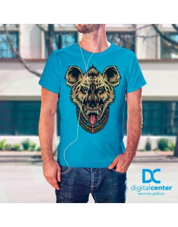Camiseta Impresión Directa Hiena