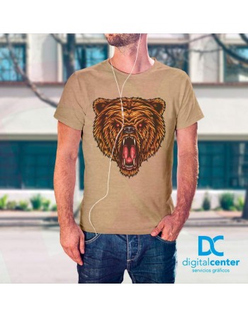 Camiseta Impresión Directa Oso