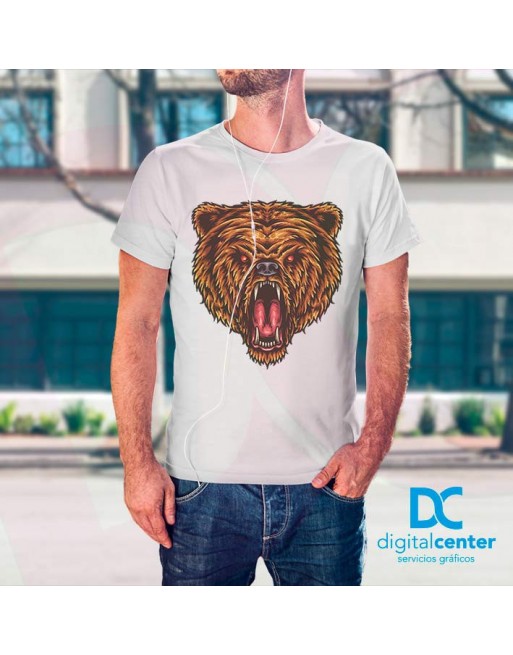 Camiseta Impresión Directa Oso