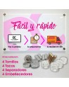 kit instalación placa metacrilato