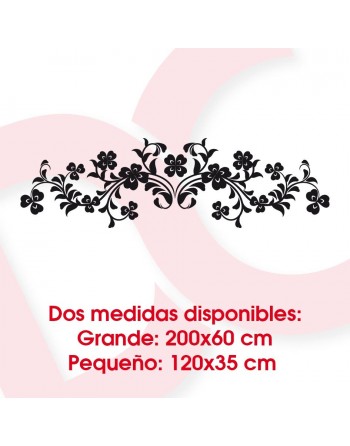 Vinilo decorativo Cabecero Ramo Floral