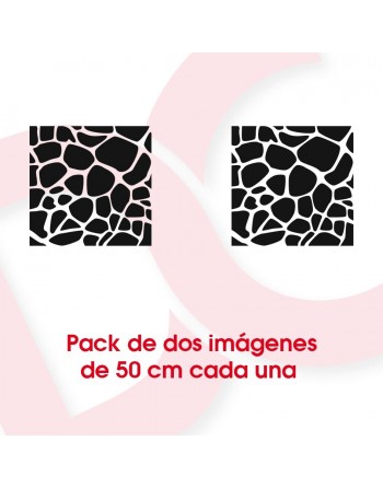 Vinilo decorativo Cabecero Cebra 01