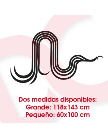 Vinilo decorativo Serpiente espiral