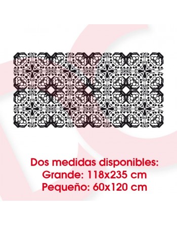 Vinilo decorativo Cabecero Floral