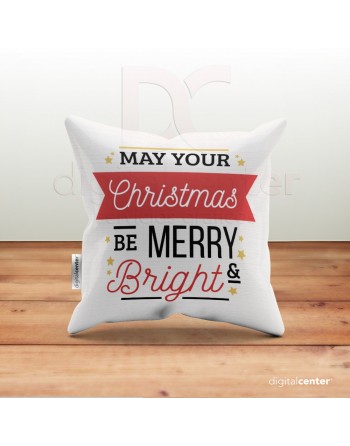 Cojín Navidad may your crhistmas