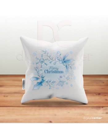 Cojín Christmas azul