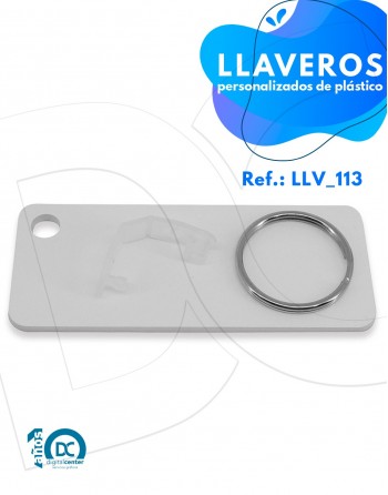 Llavero Personalizado Rectangular