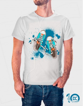 Camiseta Zapatillas de cordones