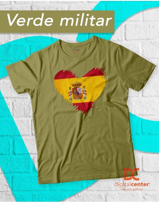 Camiseta  Corazón España