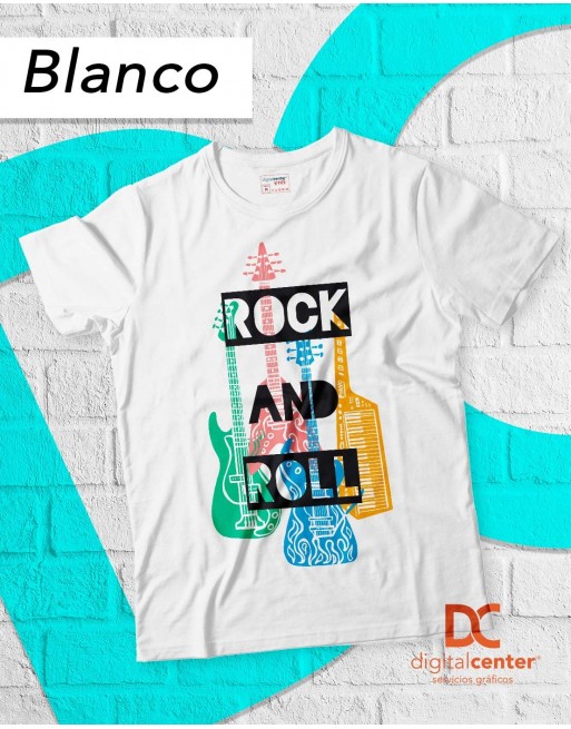 Camiseta  Rock And Roll