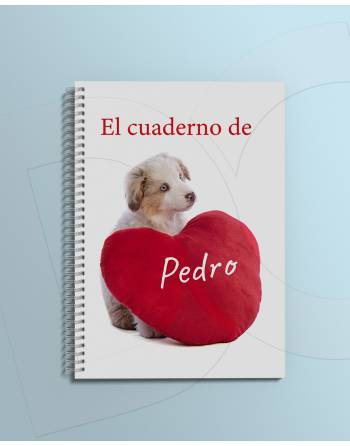 Cuaderno Perrito Corazón