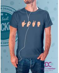 camiseta LOVE lengua signos
