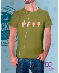camiseta LOVE lengua signos