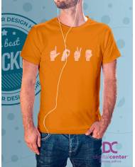 camiseta LOVE lengua signos