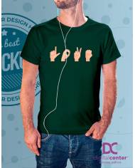 camiseta LOVE lengua signos