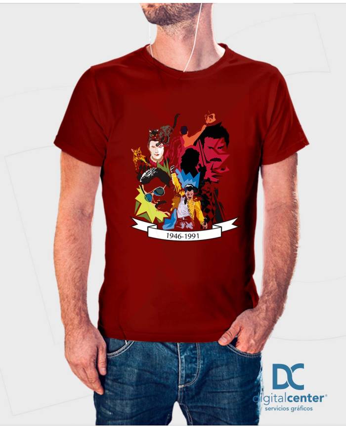 Camiseta Tributo Freddie Mercury