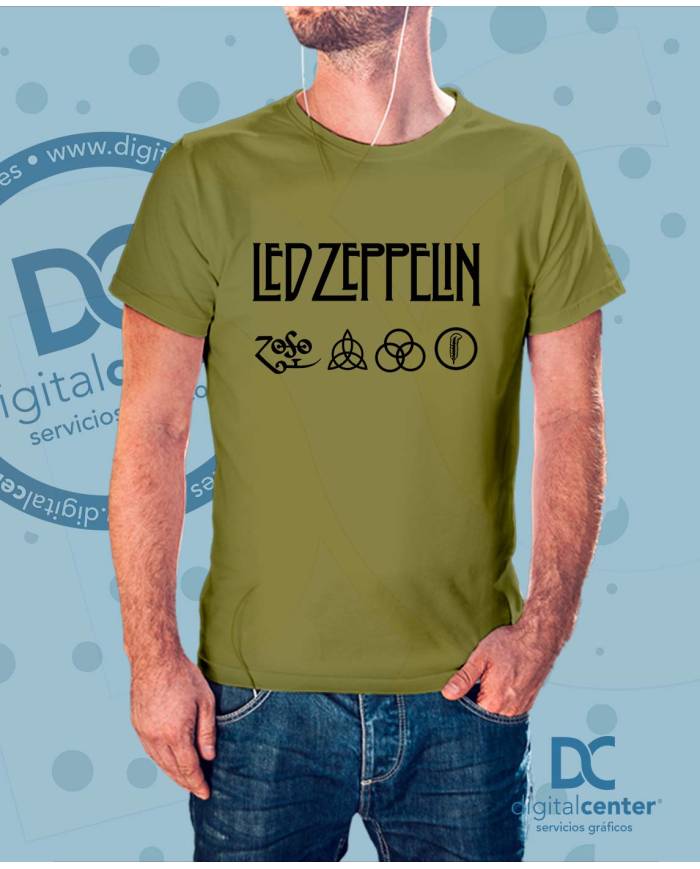 Camiseta Logo Led Zeppelin