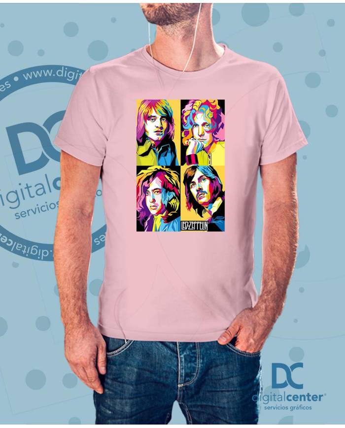 Camiseta Led Zeppelin PopArt