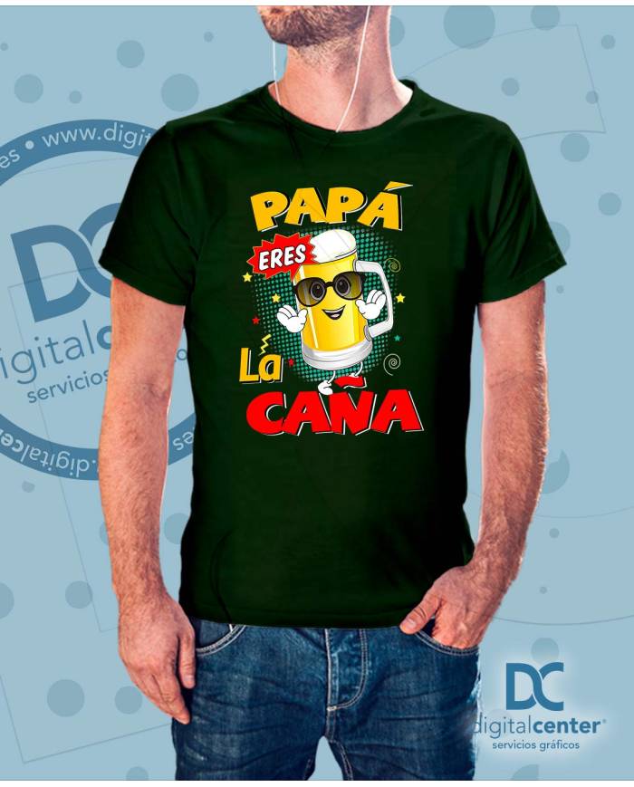Camiseta papá eres la caña