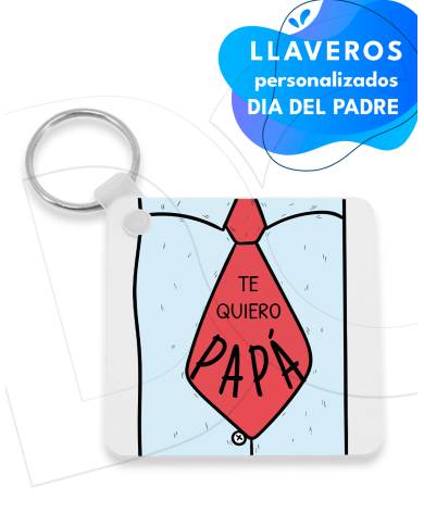 Llavero corbata Te quiero papá