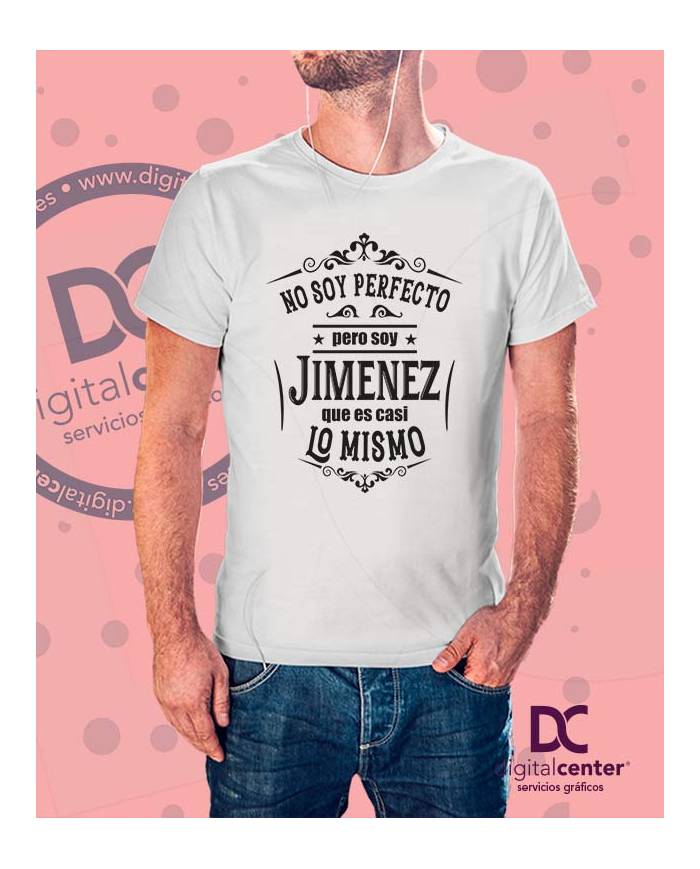 Camiseta no soy perfecto pero soy...