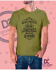 Camiseta no soy perfecto pero soy...