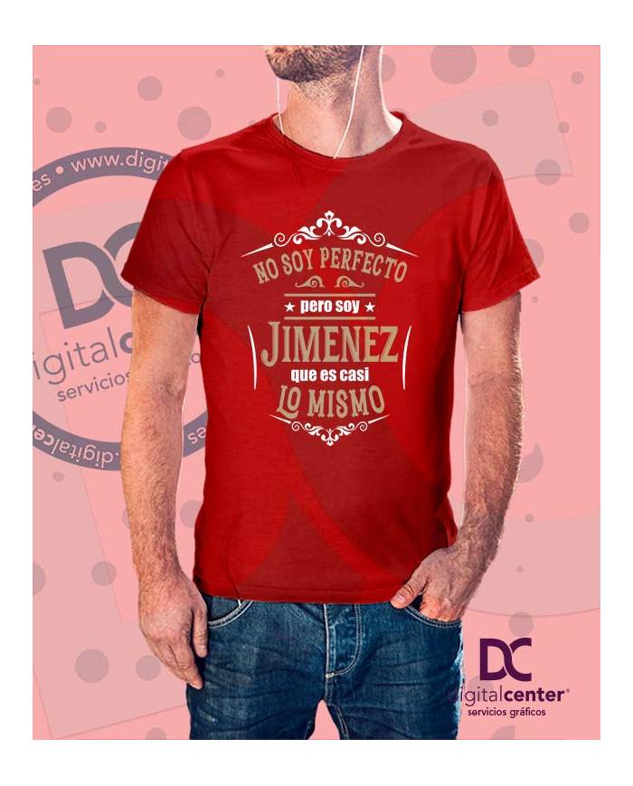 Camiseta no soy perfecto pero soy...