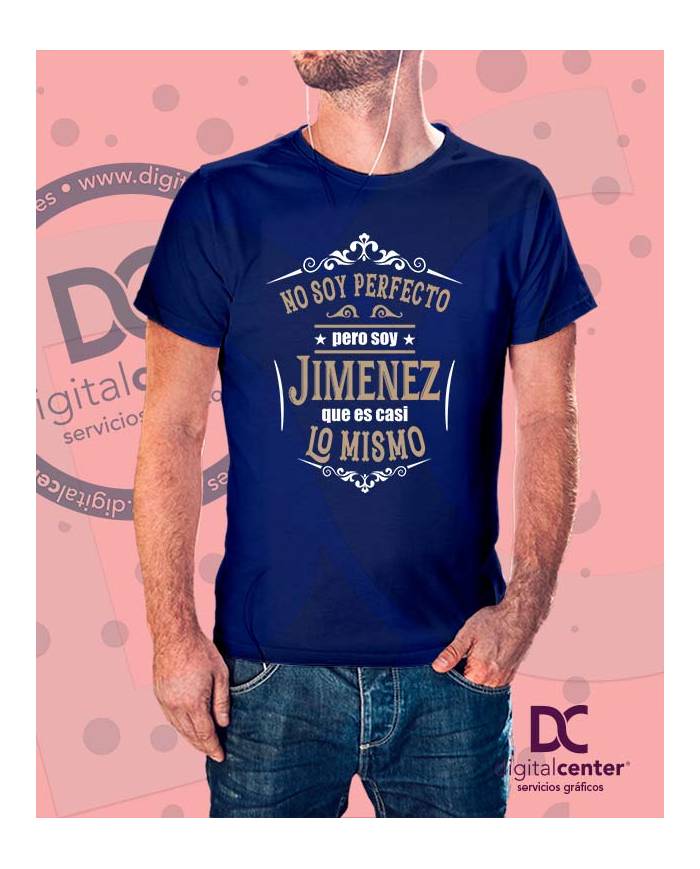 Camiseta no soy perfecto pero soy...