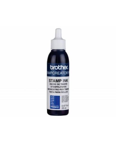 Tinta Brother Azul para sellos automaticos de 20 cc