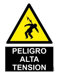 Señal peligro de explosión