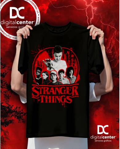 Camiseta Stranger Things Personajes